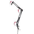 Desk-Mounted Broadcast/Podcast Boom Mic Stand