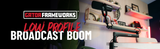 Frameworks Low Profile Broadcast Boom