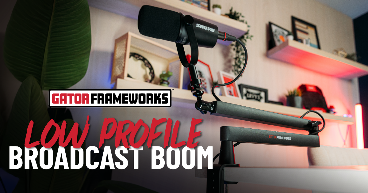 Frameworks Low Profile Broadcast Boom