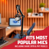 Deluxe Frameworks Desktop Mic Boom Stand