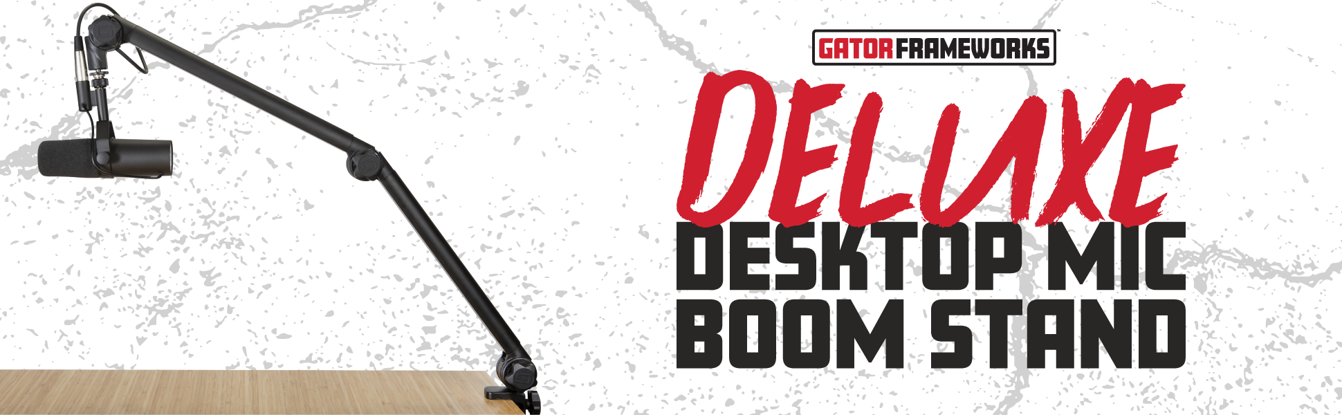 Deluxe Frameworks Desktop Mic Boom Stand