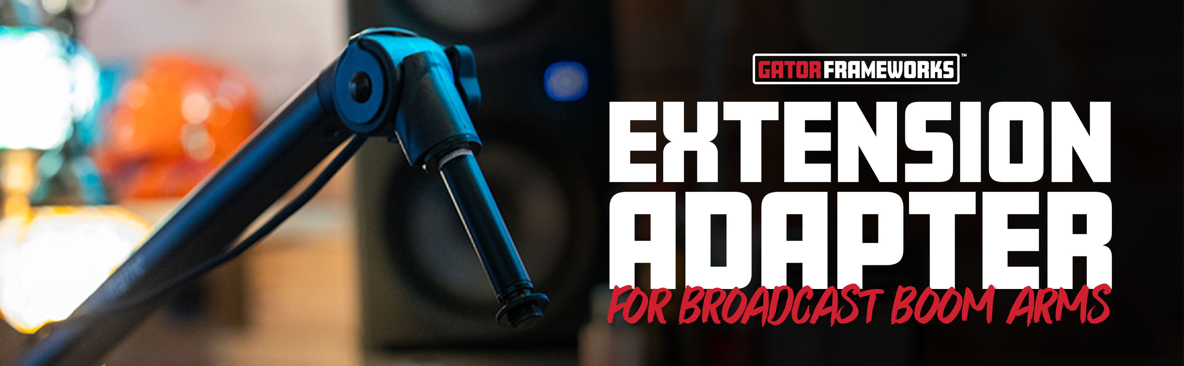 Extension Adapter for Broadcast Boom Arms
