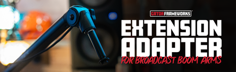 Extension Adapter for Broadcast Boom Arms