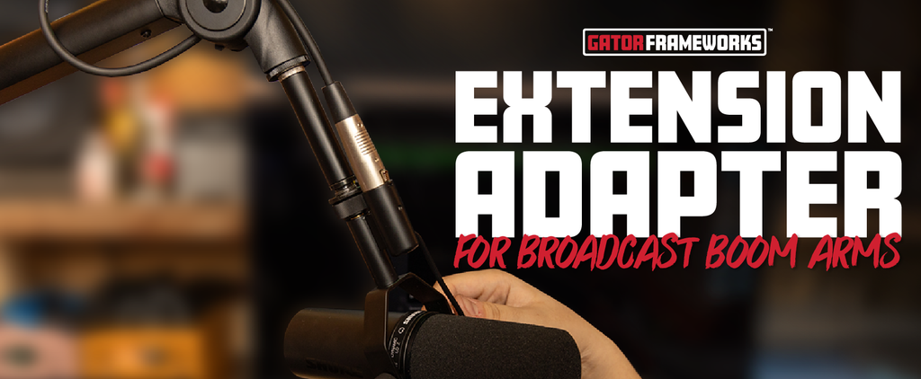 Extension Adapter for Broadcast Boom Arms