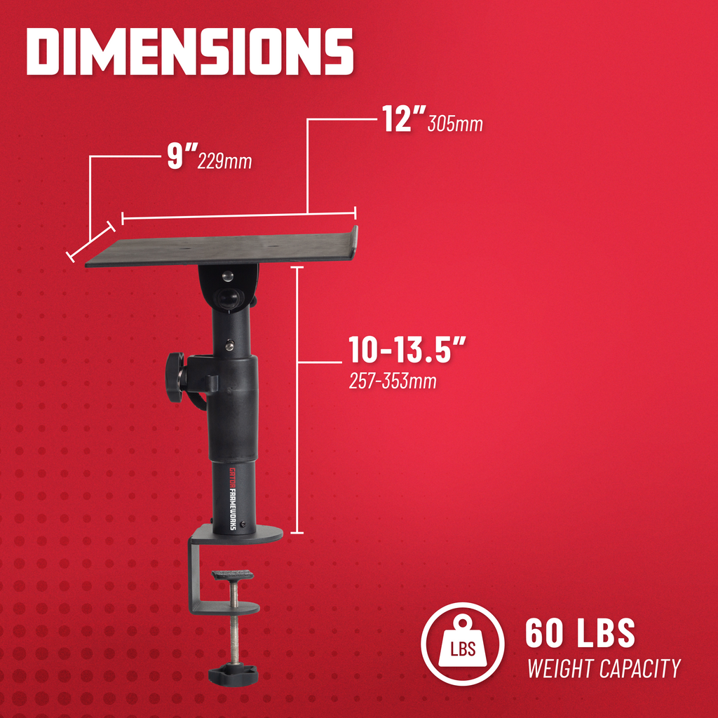 Frameworks Clamp-On Studio Monitor Stand
