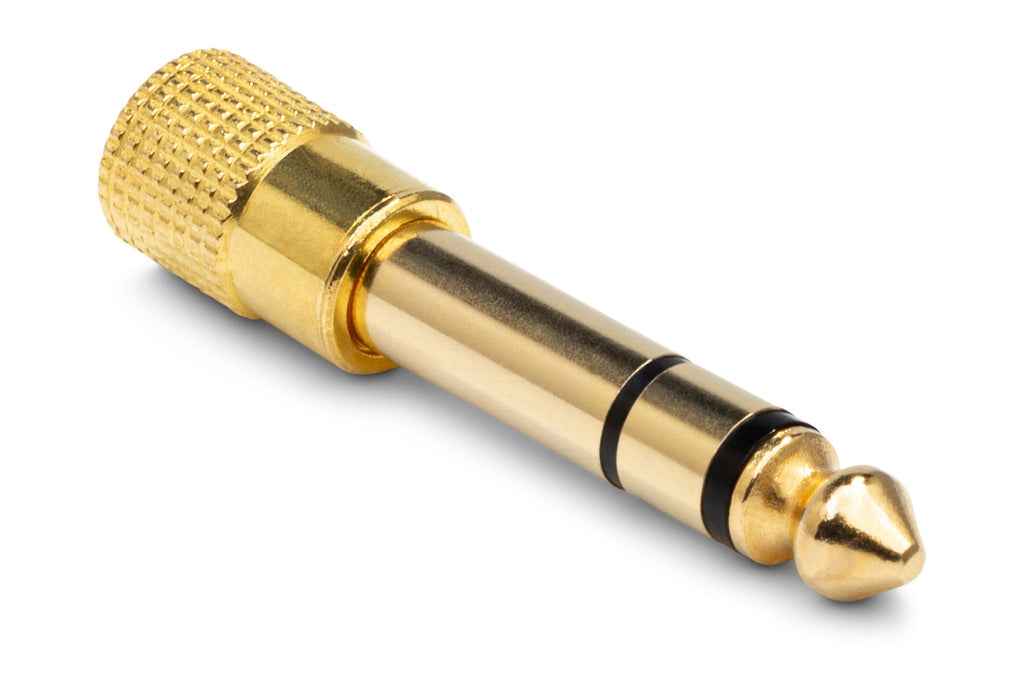 Headphone Adapter, 3.5 mm TRS to 1/4 in TRS - Full