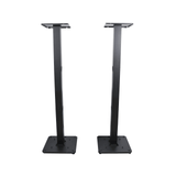 Pair of Black Moving Head or Lighting Speaker Totem DJ Stand with Carrying Bags by Humpter