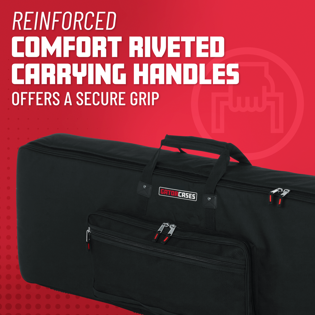 88 Note Keyboard Gig Bag; Slim Design