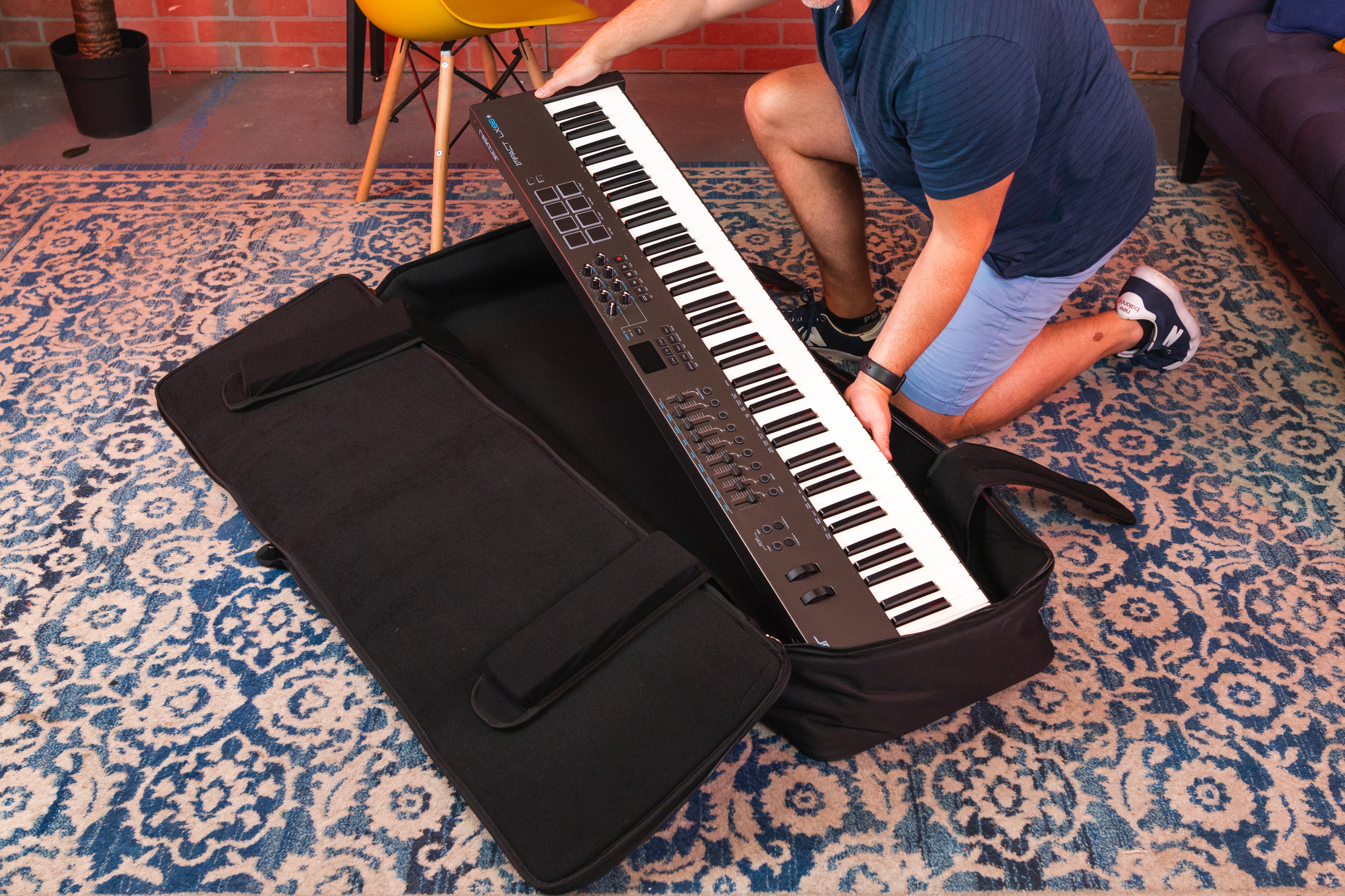 88 Note Keyboard Gig Bag; Slim Design
