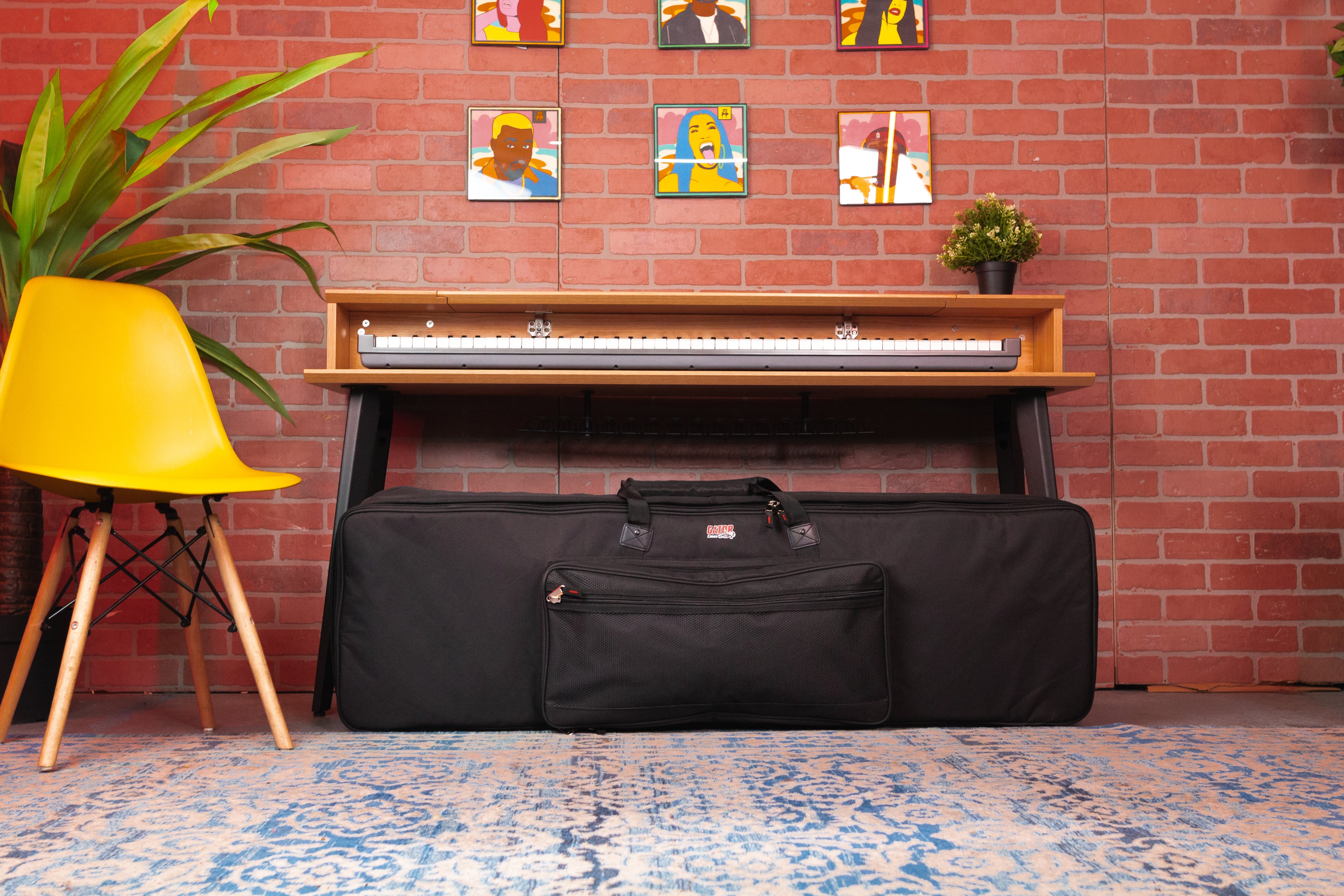 88 Note Keyboard Gig Bag; Slim Design