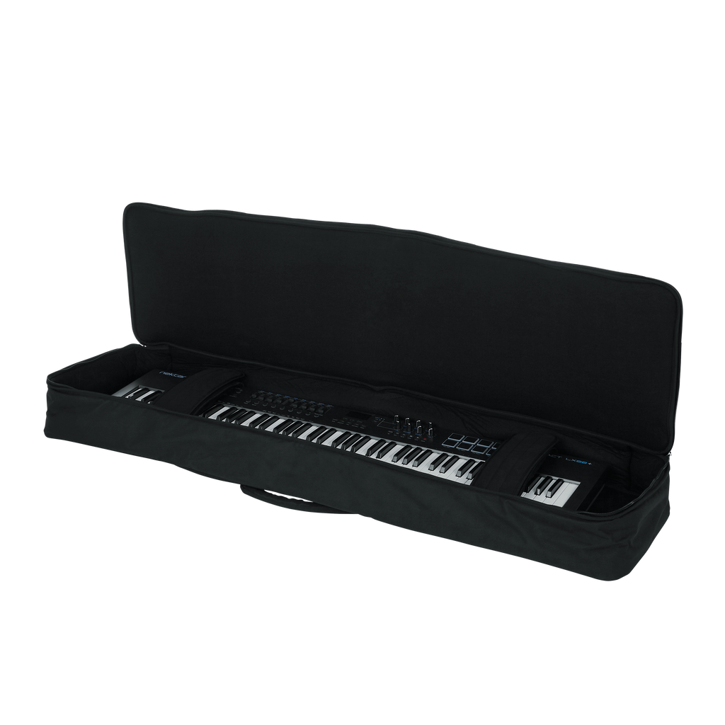 88 Note Keyboard Gig Bag; Slim Extra Long Design