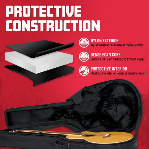 Acoustic Bass Guitar Lightweight Case