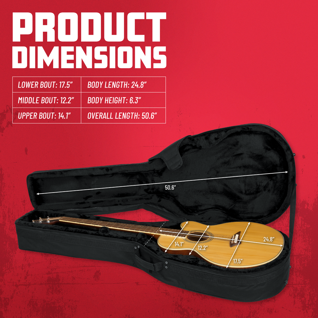 Acoustic Bass Guitar Lightweight Case