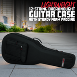 12 String Dreadnought Guitar Lightweight Case
