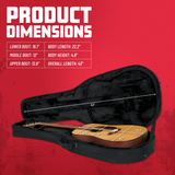 12 String Dreadnought Guitar Lightweight Case