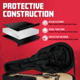 Jumbo Acoustic Guitar Lightweight Case