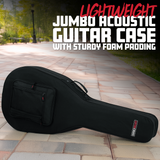 Jumbo Acoustic Guitar Lightweight Case