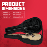 Jumbo Acoustic Guitar Lightweight Case