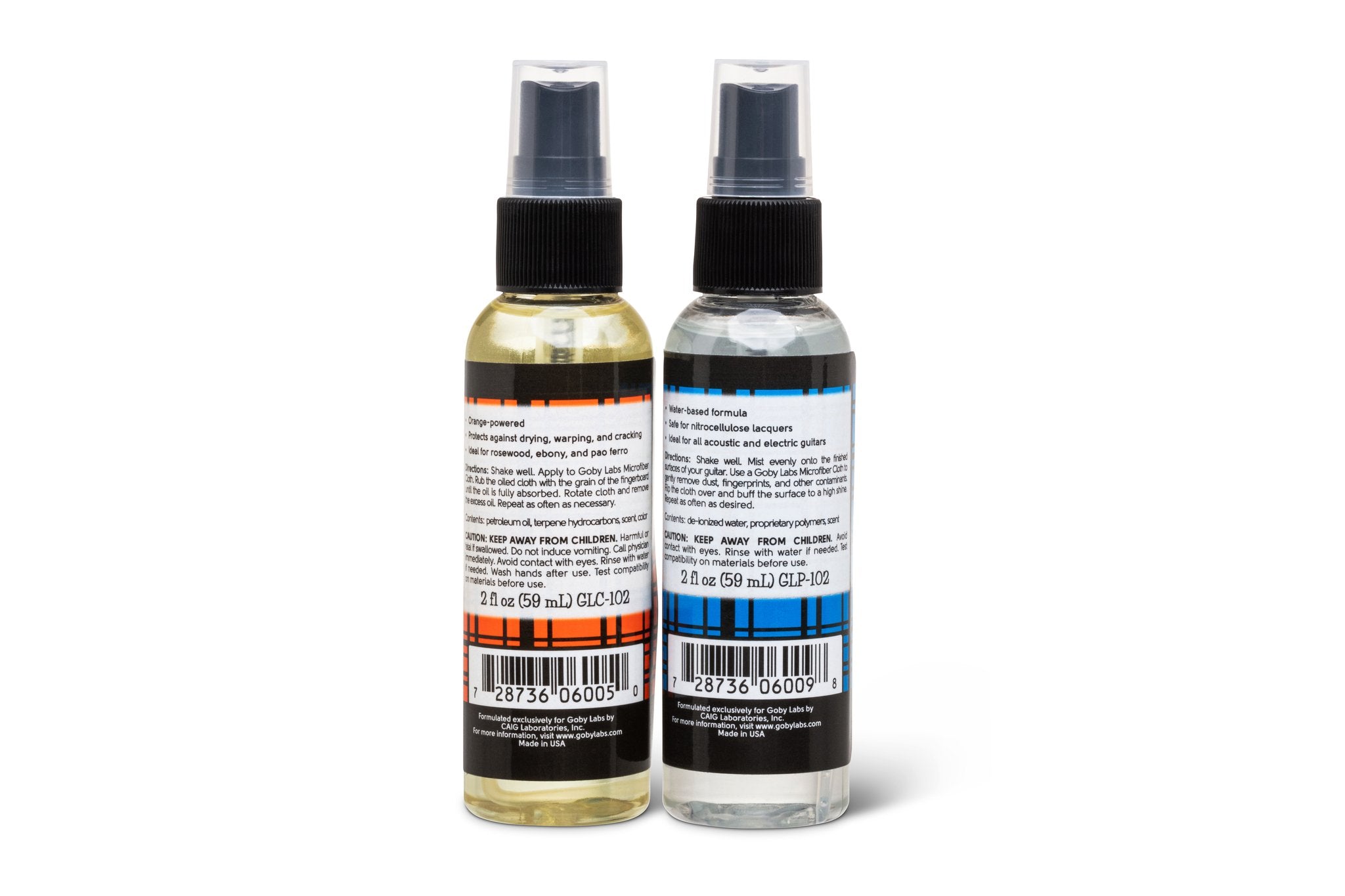Goby Labs Guitar Care Kit - Back