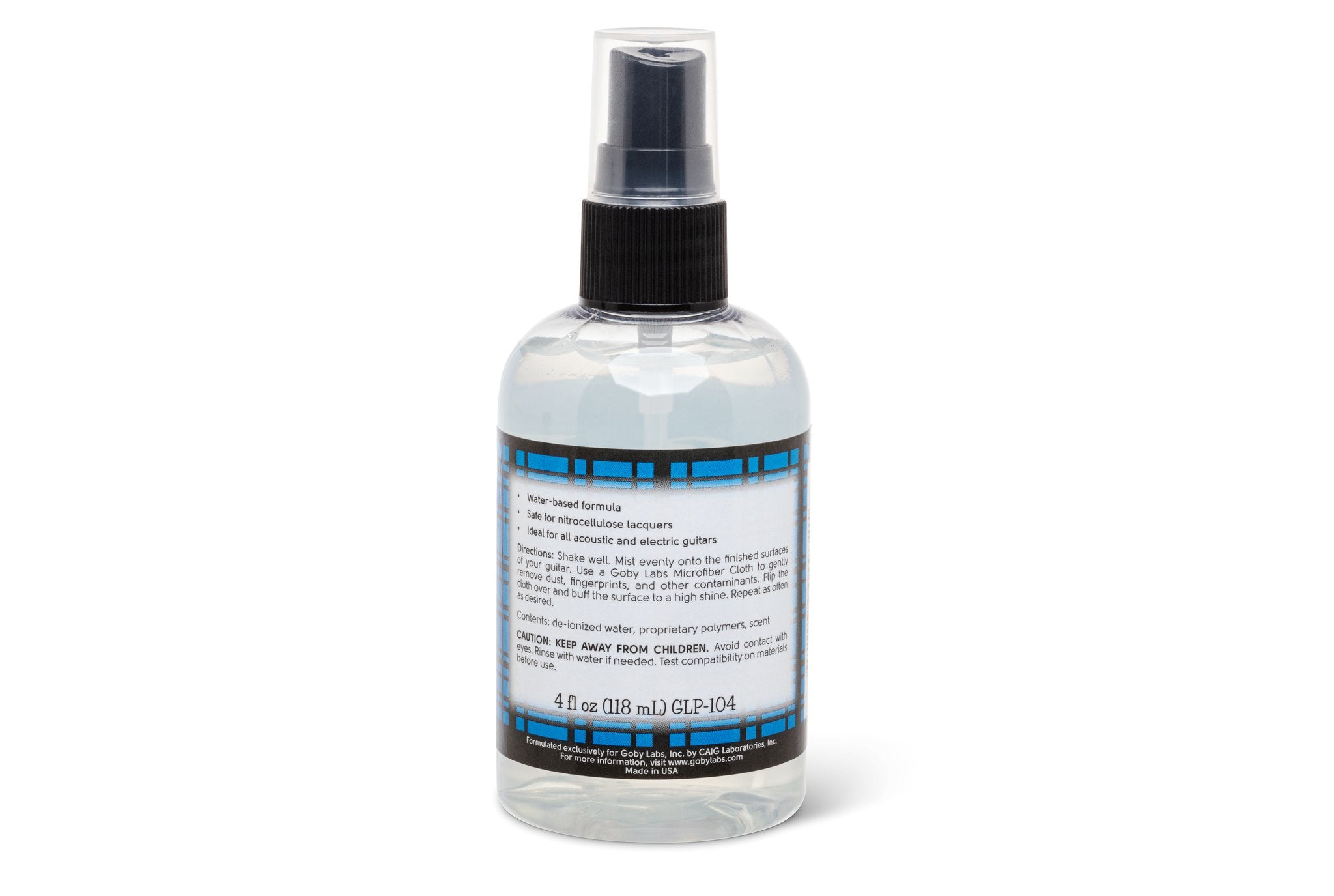 Goby Labs Guitar Polish, 4 fl oz - Back