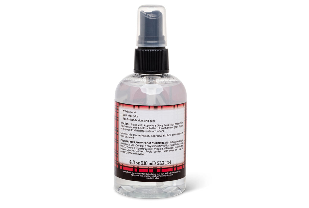 Goby Labs Microphone Cleaner, 4 fl oz - Back