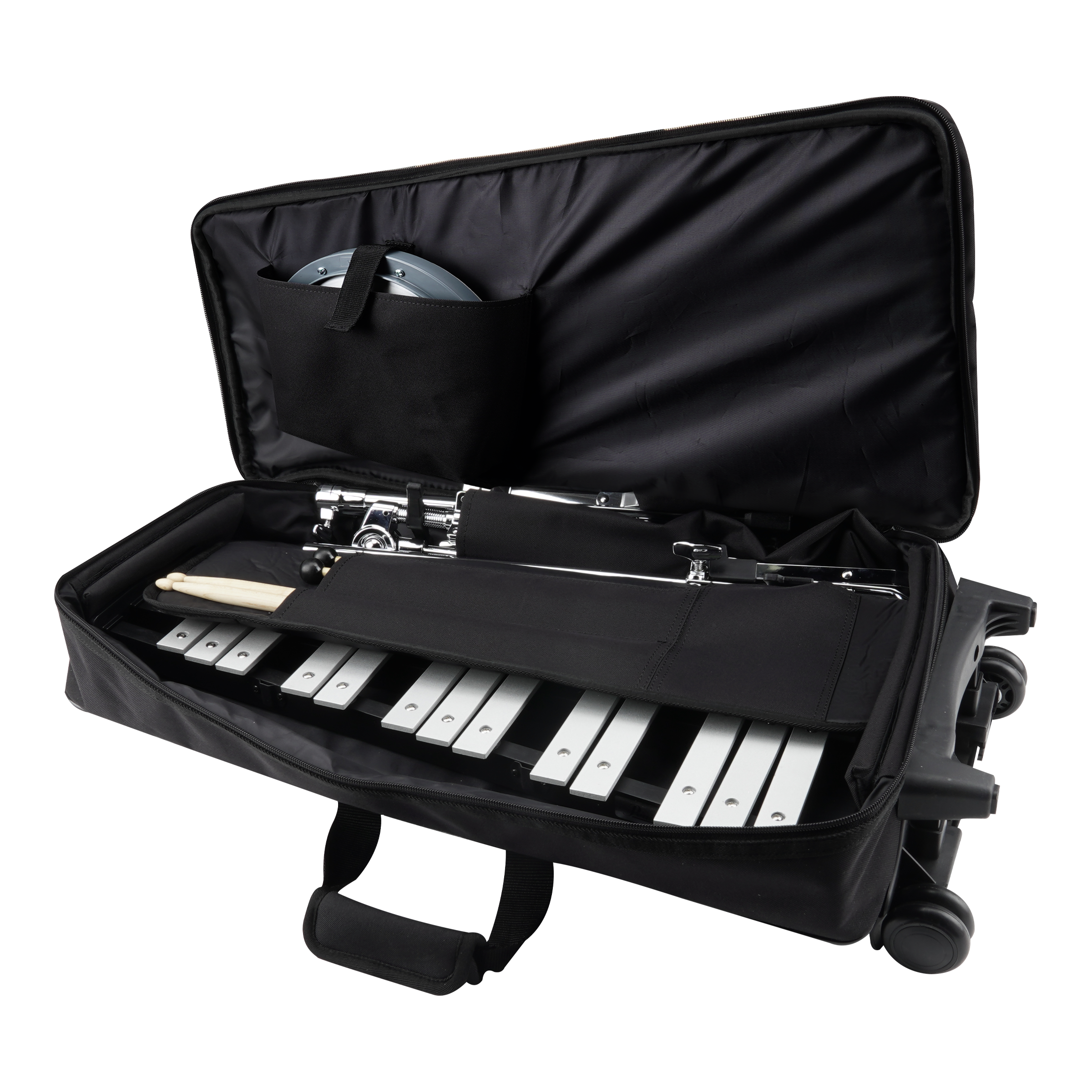 Student Bells and Snare Kit Rolling Bag