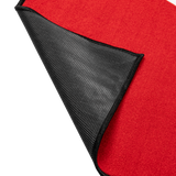 Gator 78” x 66” Drum Rug – Black, Red, and White