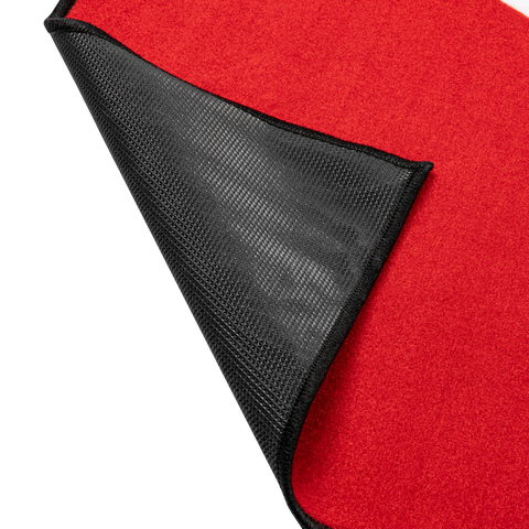 Gator 78” x 66” Drum Rug – Black, Red, and White