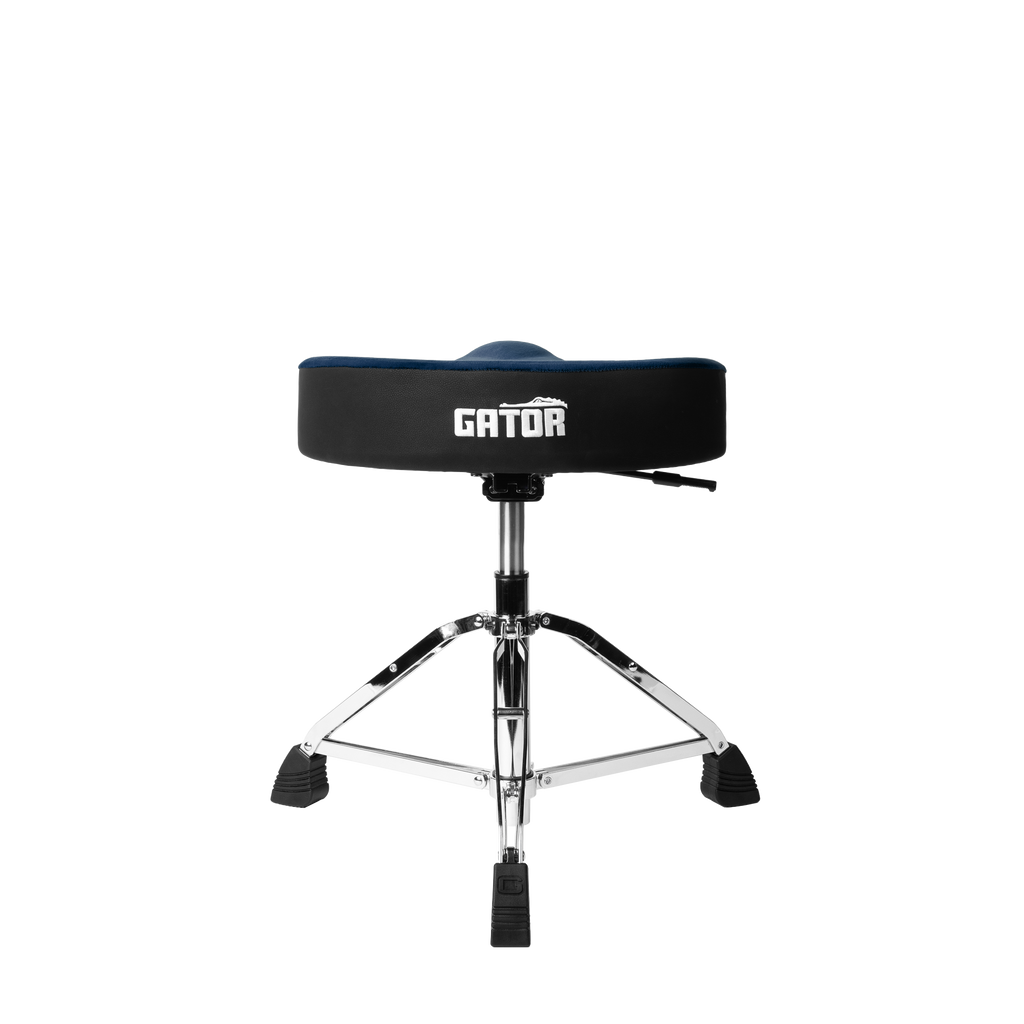 Gator Air Glide Drum Throne Saddle Seat - Blue