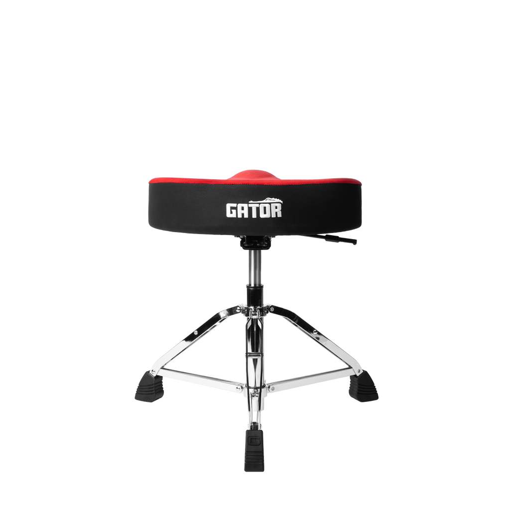Gator Air Glide Drum Throne Saddle Seat- Red
