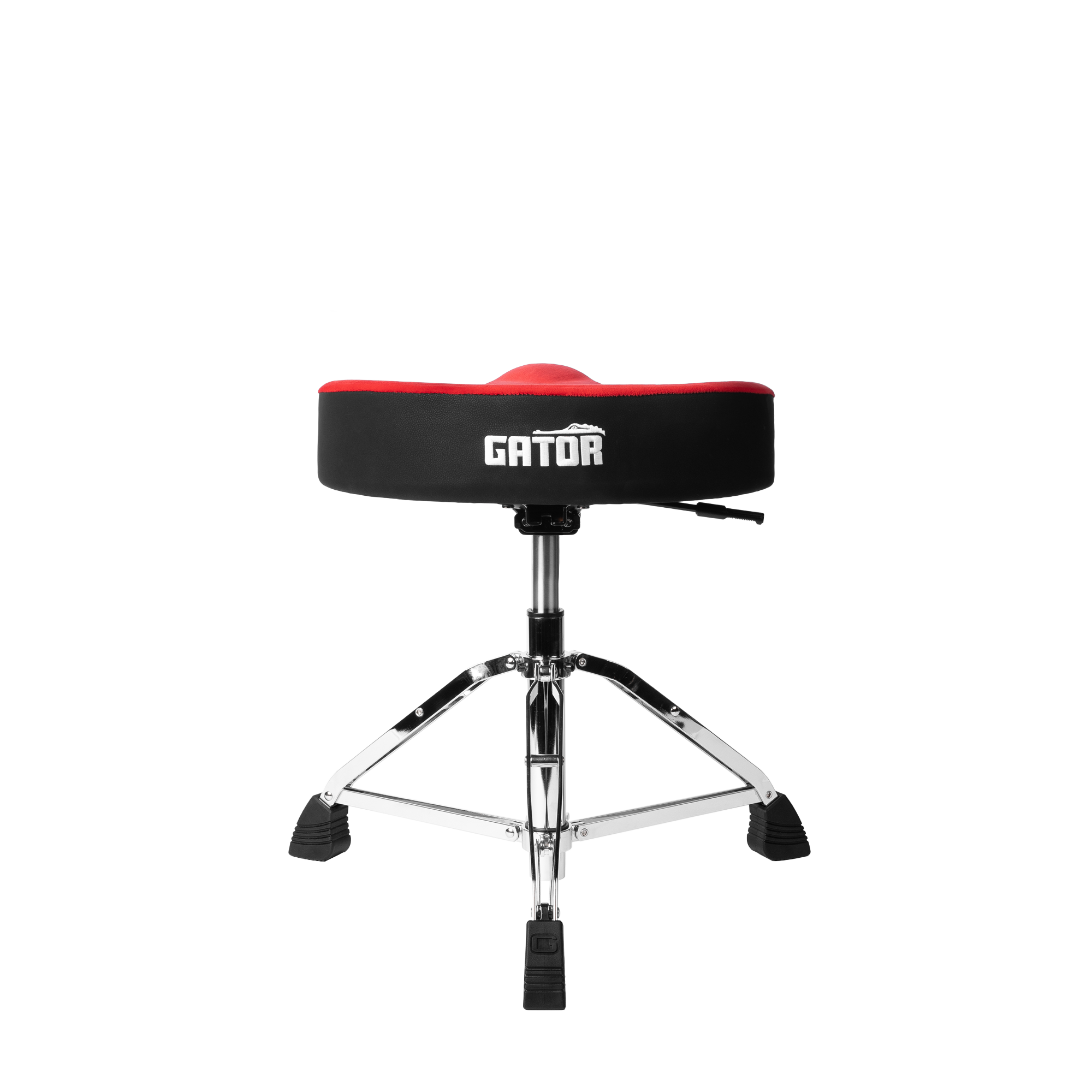 Gator Air Glide Drum Throne Saddle Seat- Red
