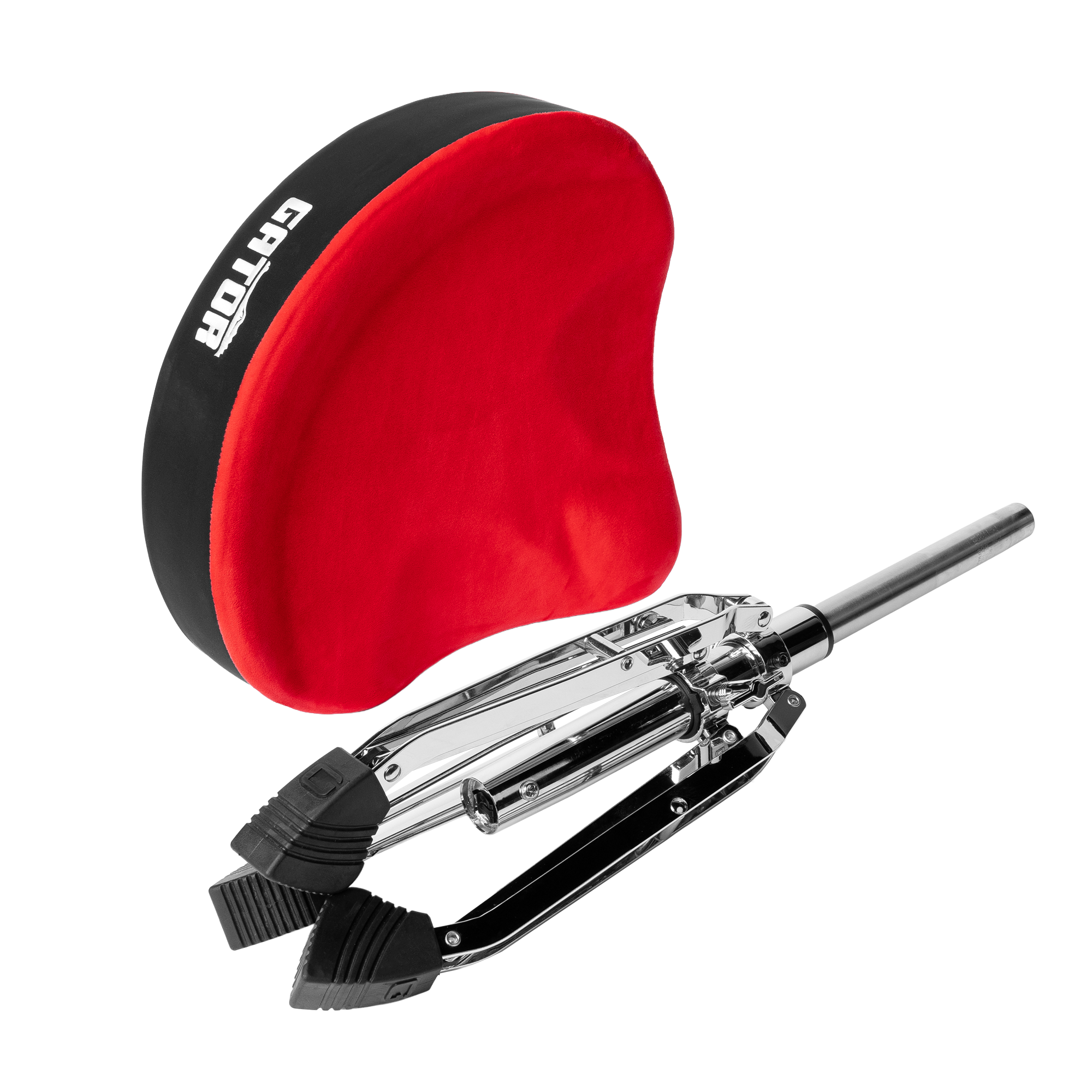 Gator Air Glide Drum Throne Saddle Seat- Red