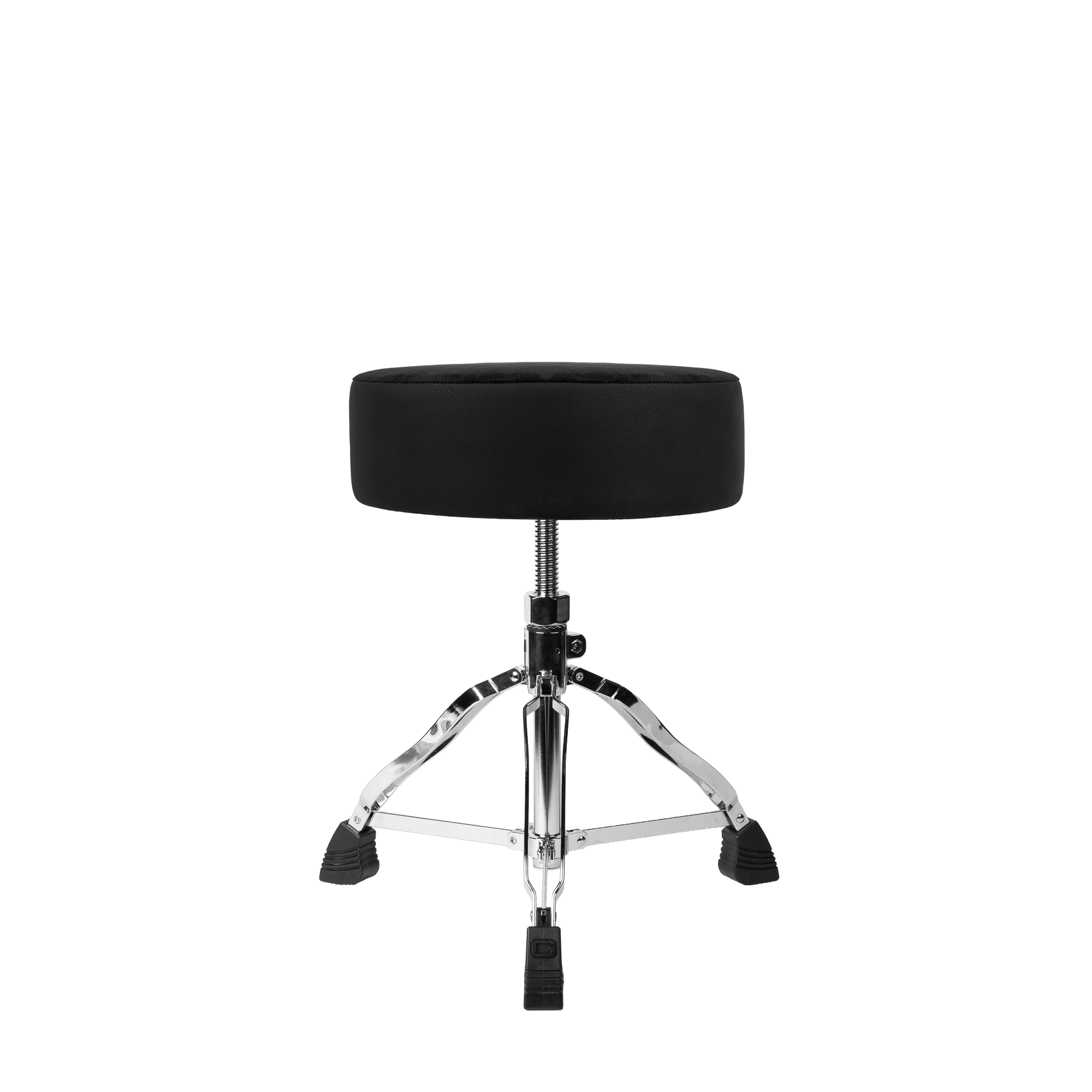 Gator Spindle Round Seat Drum Throne - Black