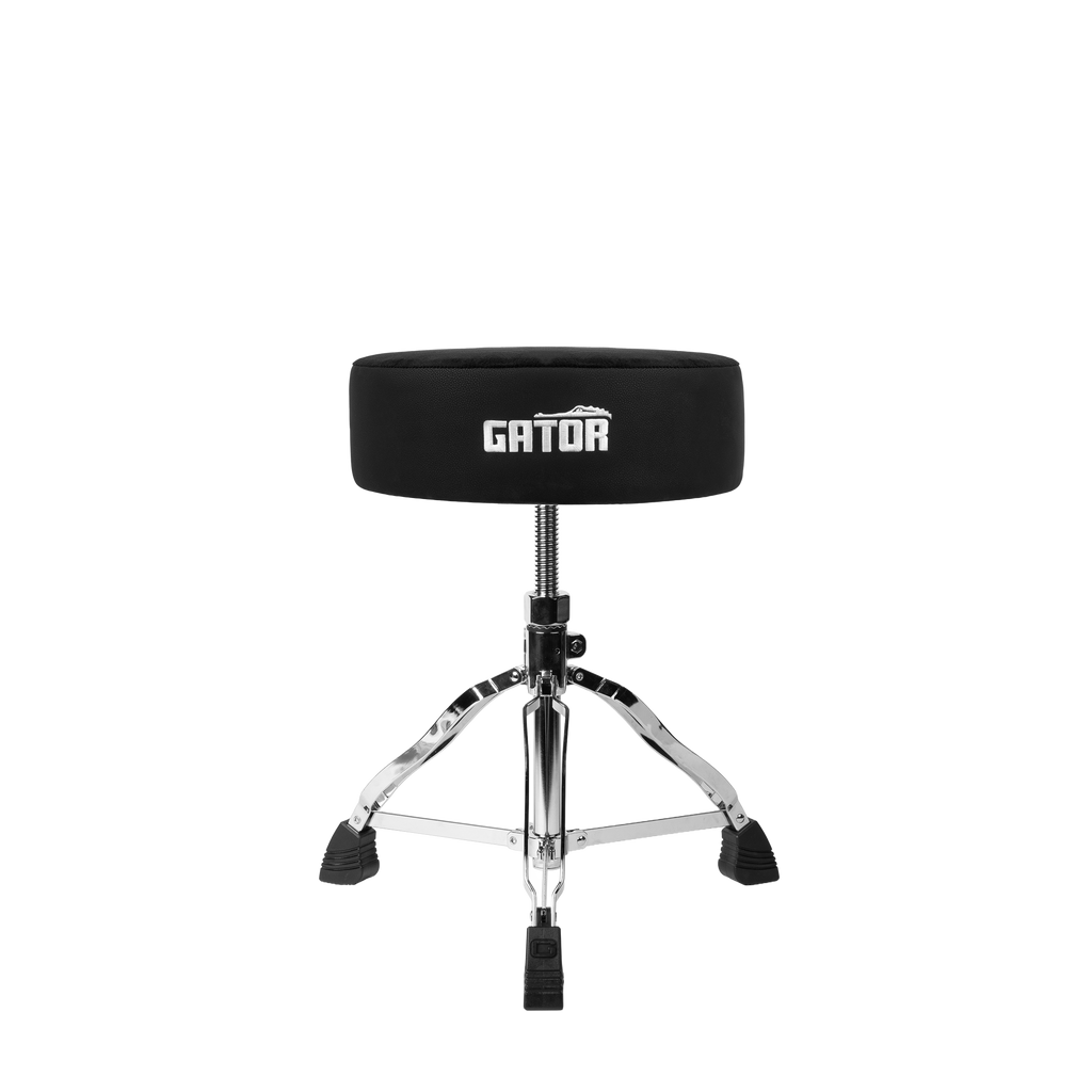 Gator Spindle Round Seat Drum Throne - Black
