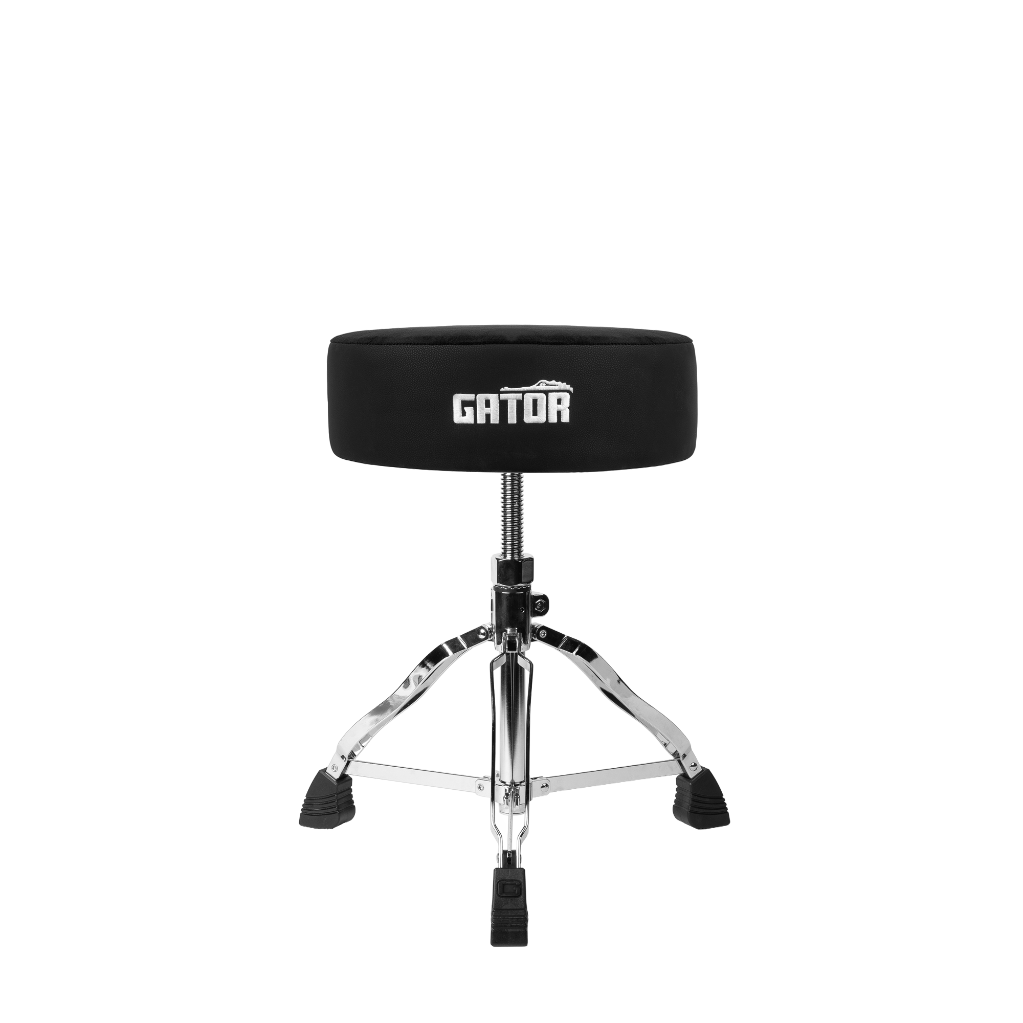 Gator Spindle Round Seat Drum Throne - Black