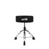 Gator Spindle Round Seat Drum Throne - Black