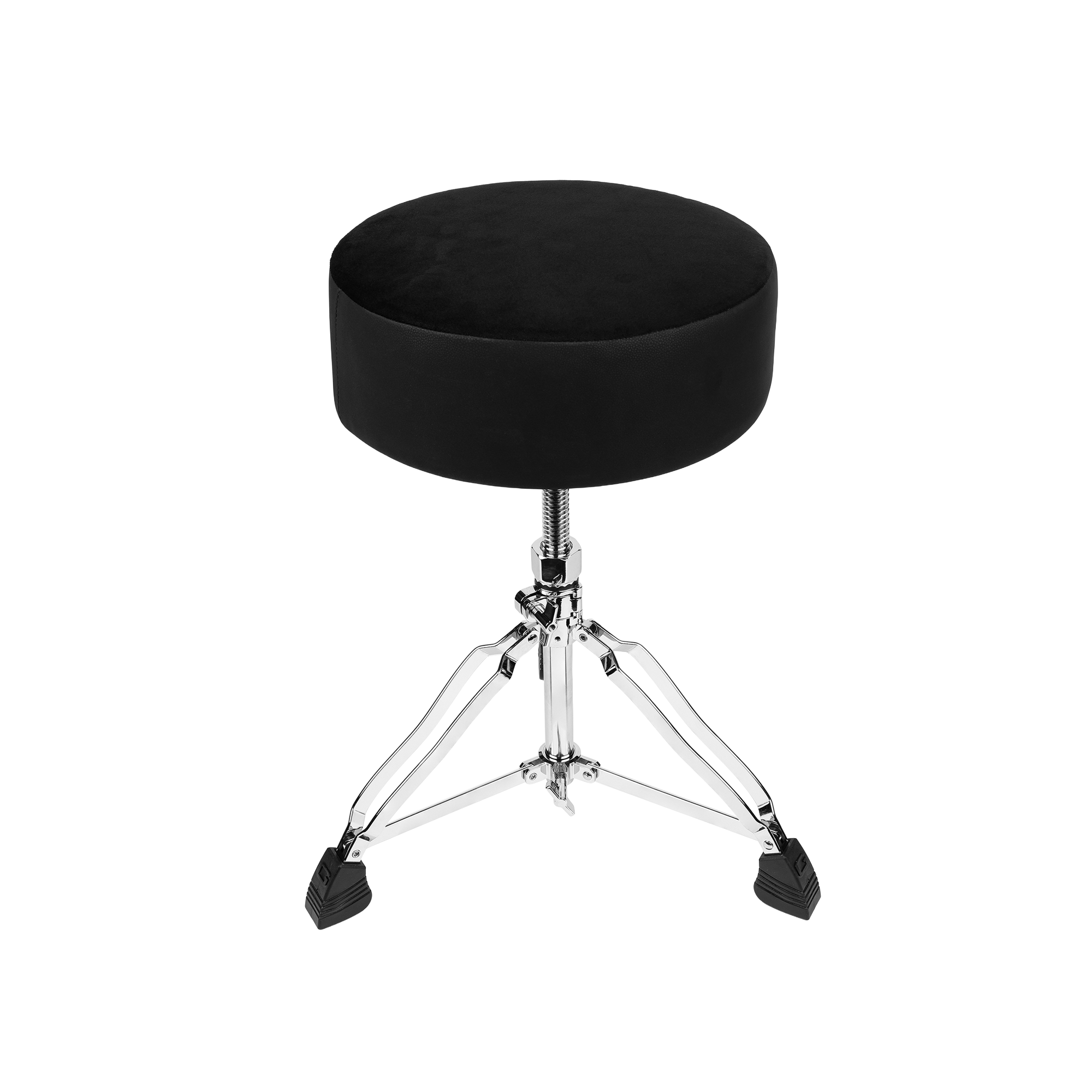 Gator Spindle Round Seat Drum Throne - Black
