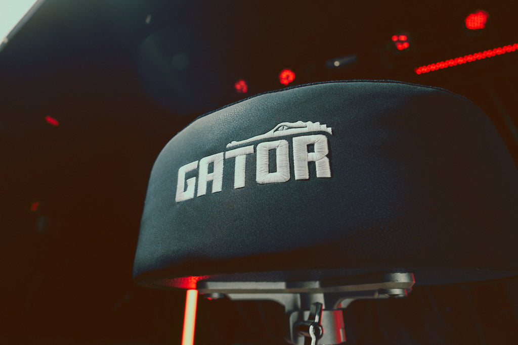 Gator Spindle Round Seat Drum Throne - Black