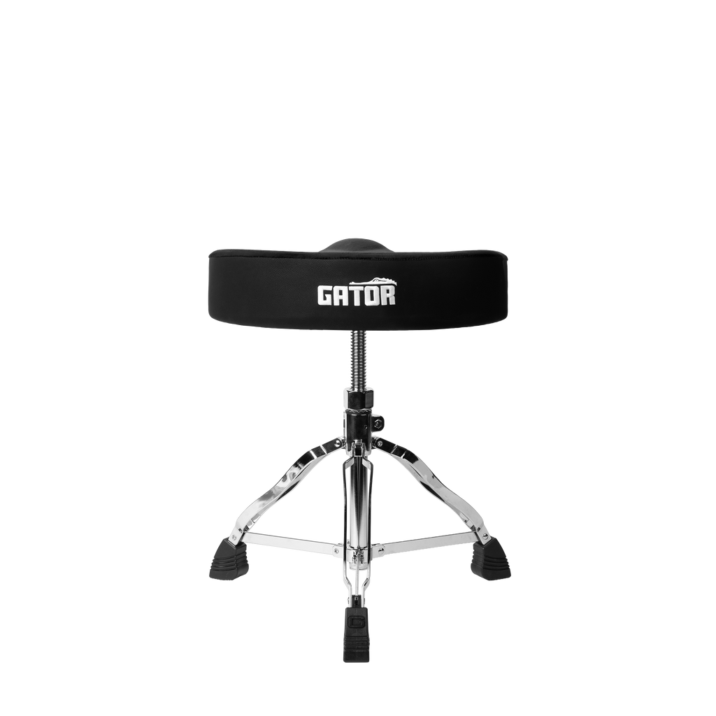Gator Spindle Drum Throne Saddle Seat - Black