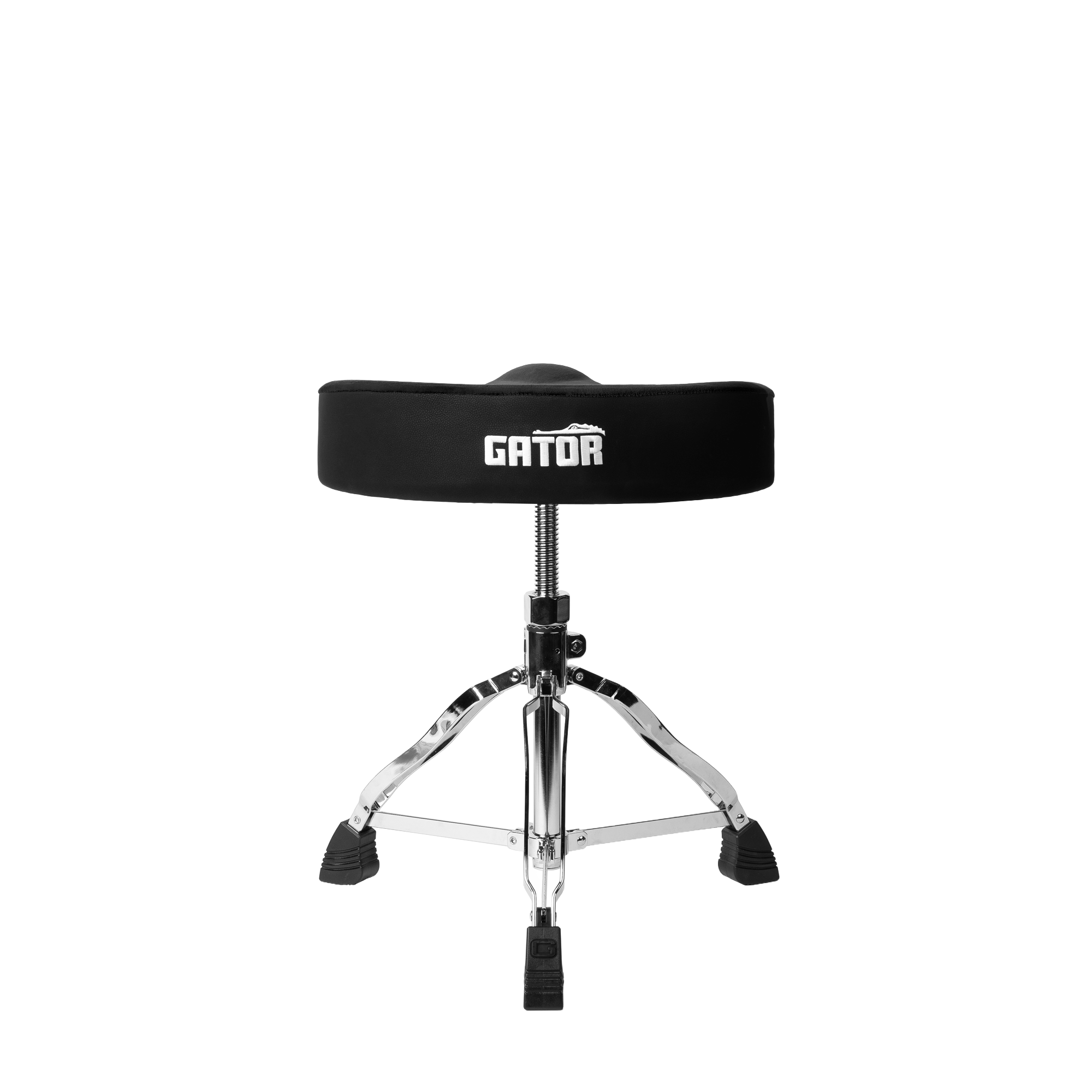 Gator Spindle Drum Throne Saddle Seat - Black