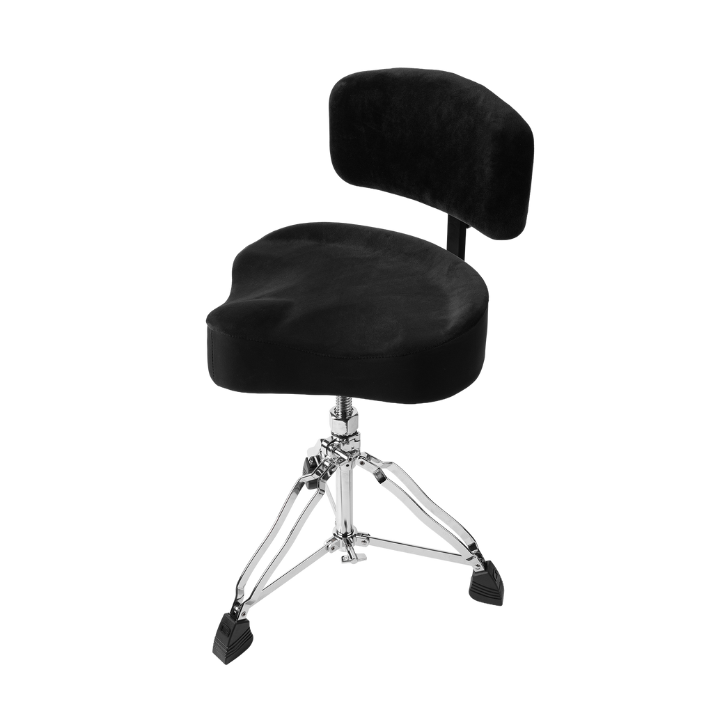 Gator Spindle Drum Throne Saddle Seat - Black