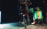 Gator Spindle Drum Throne Saddle Seat - Black