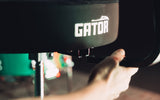 Gator Spindle Drum Throne Saddle Seat - Black