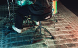 Gator Spindle Drum Throne Saddle Seat - Black