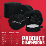 5-Piece Fusion Set Bags; 16" Tom