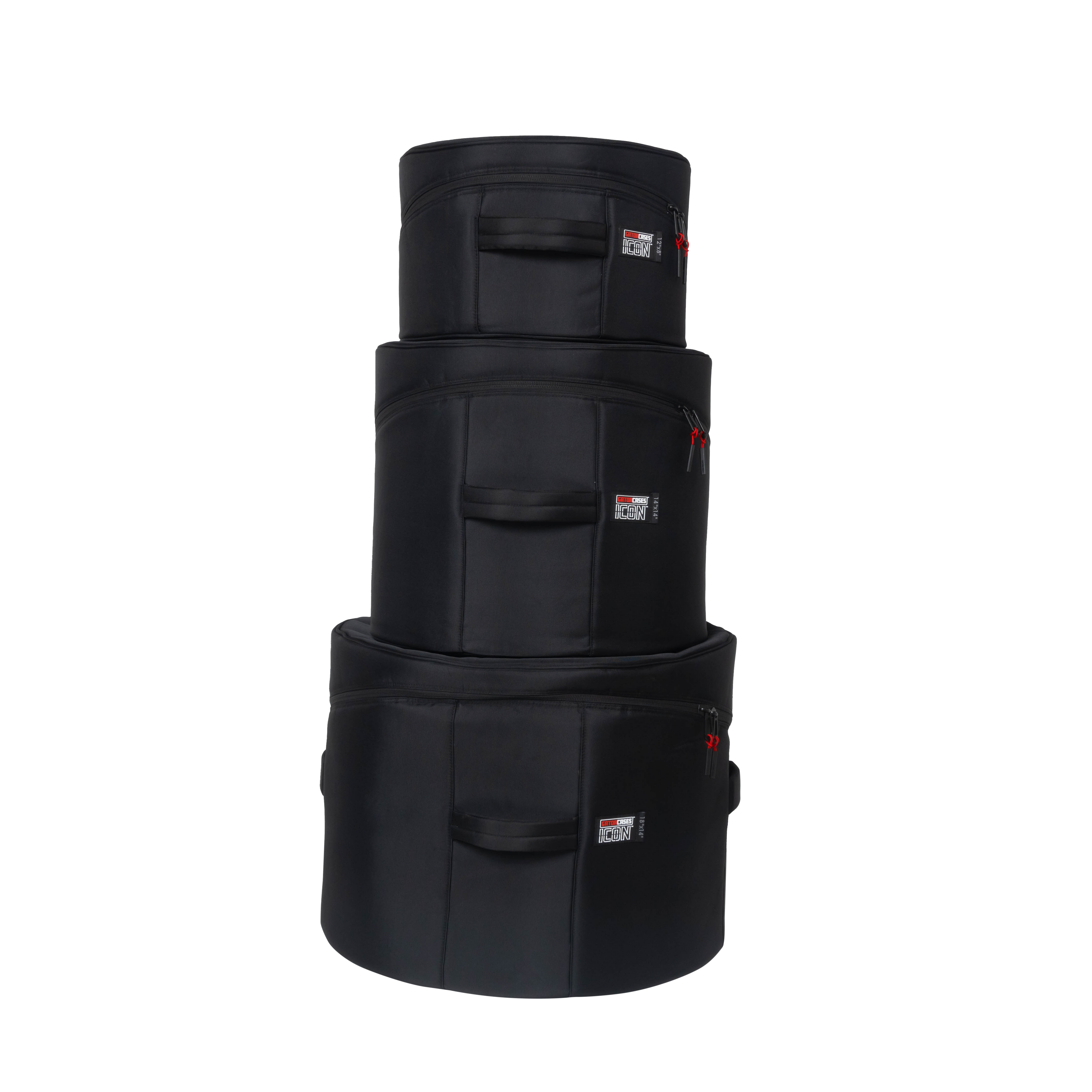 Bop Drum Set Bags; 18" x 14" BD, 12" x 8" TT, 14"