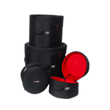 Rock Drum Set Bags; 22" x 18" BD, 10" x 8" TT, 12"