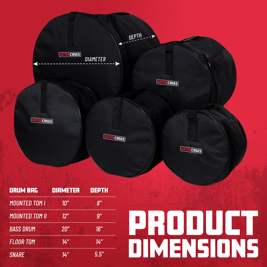 5-Piece Jazz Fusion Set Bags