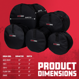 5-Piece Rock Set Bags