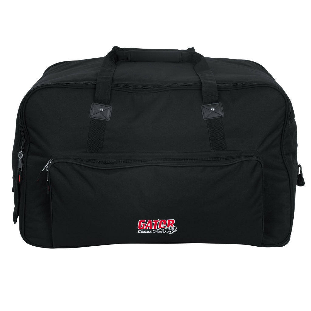 Rolling speaker bag for large format 12" speakers
